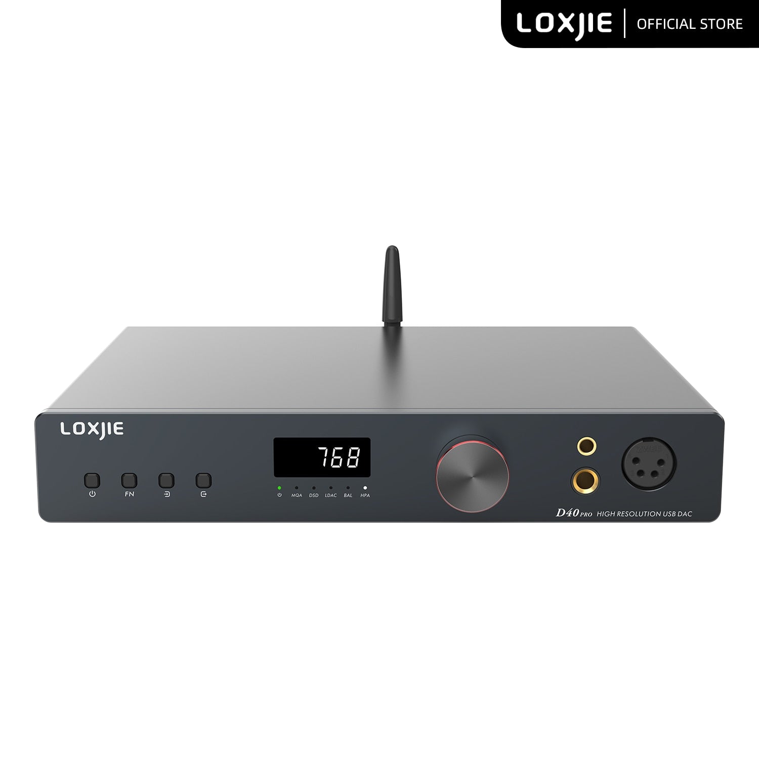 LOXJIE D40 PRO Audio DAC & Headphone AMP MQA-CD ES9039MSPRO