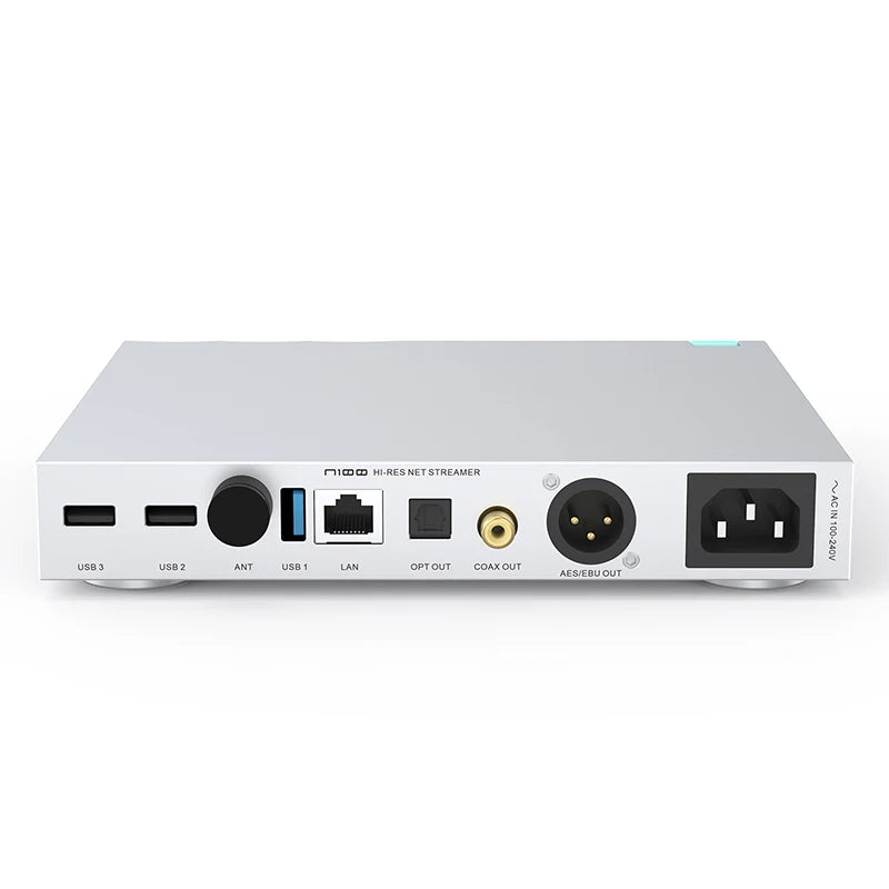 SMSL N100 Hifi Net Streamer Player Support Airplay DLNA ROON Hard Disk MQA USB 3.0 Optical Coaxial