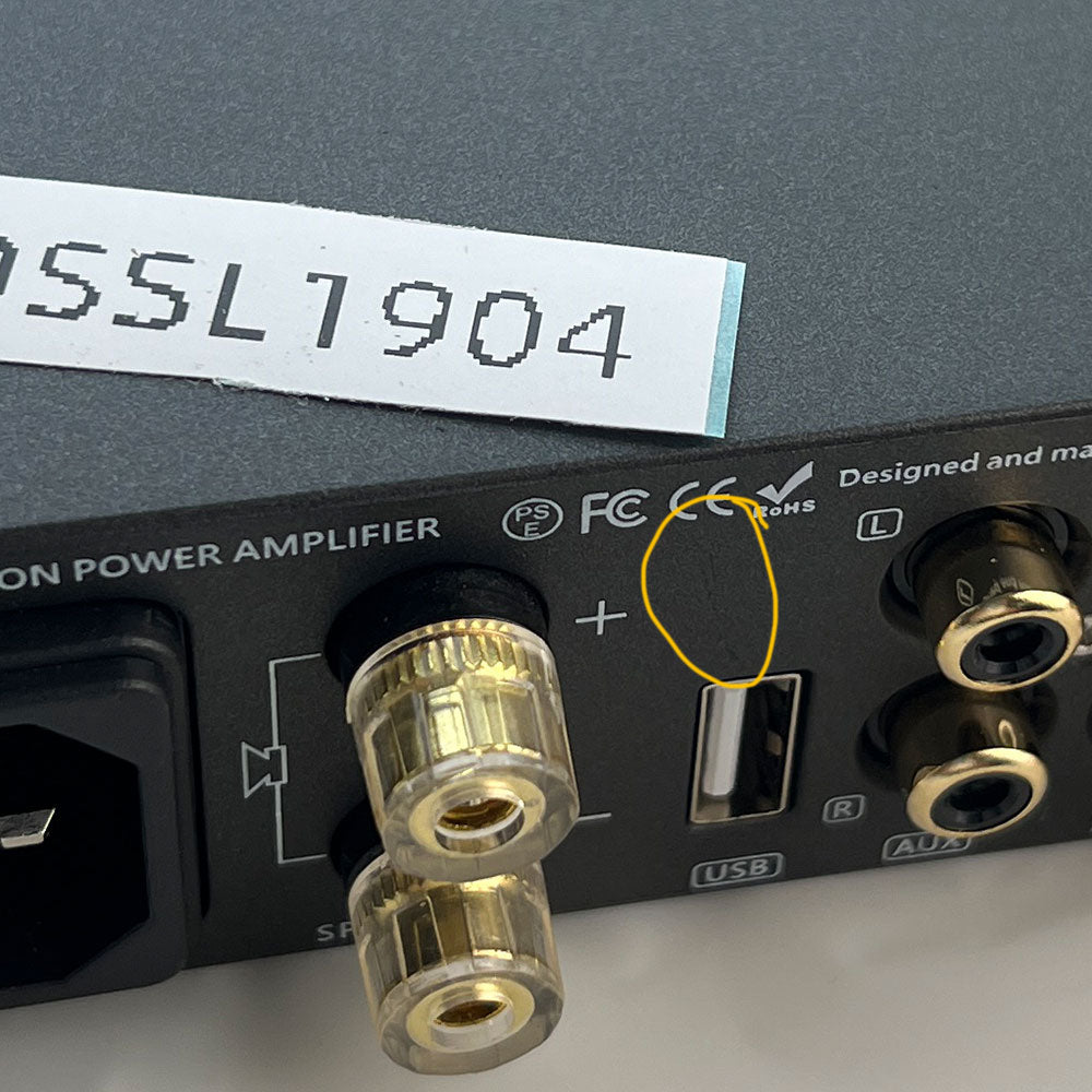 [Slight Cosmetic Damage offer]SMSL A100 Stereo Digital Power Amplifier 80w*2 Class D