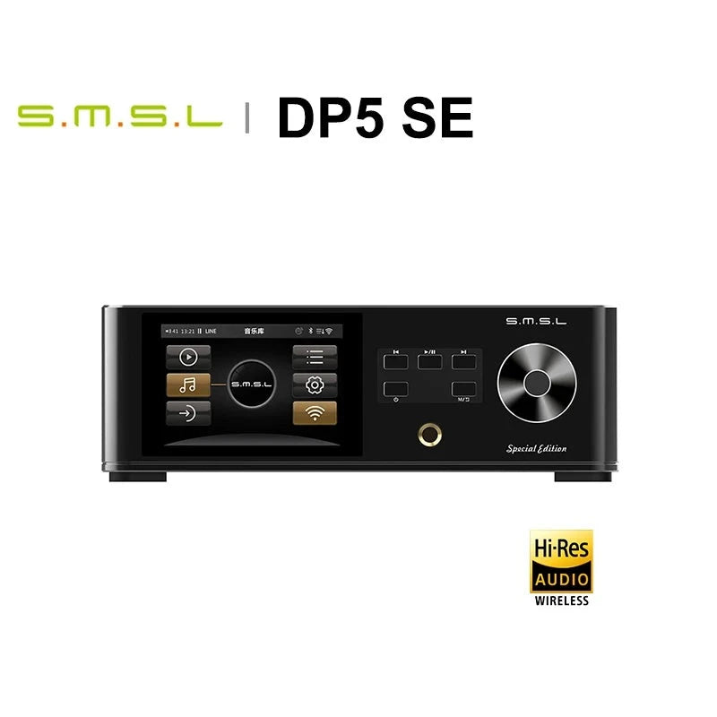 SMSL DP5 SE HIFI Network Music Player with ES9039Q2M DAC and Headphone  Amplifier