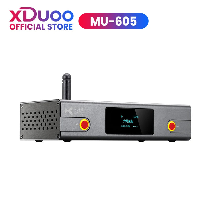 XDUOO MU-605 HD Bluetooth 5.1 Dual DAC Chip Audio Receiver Converter