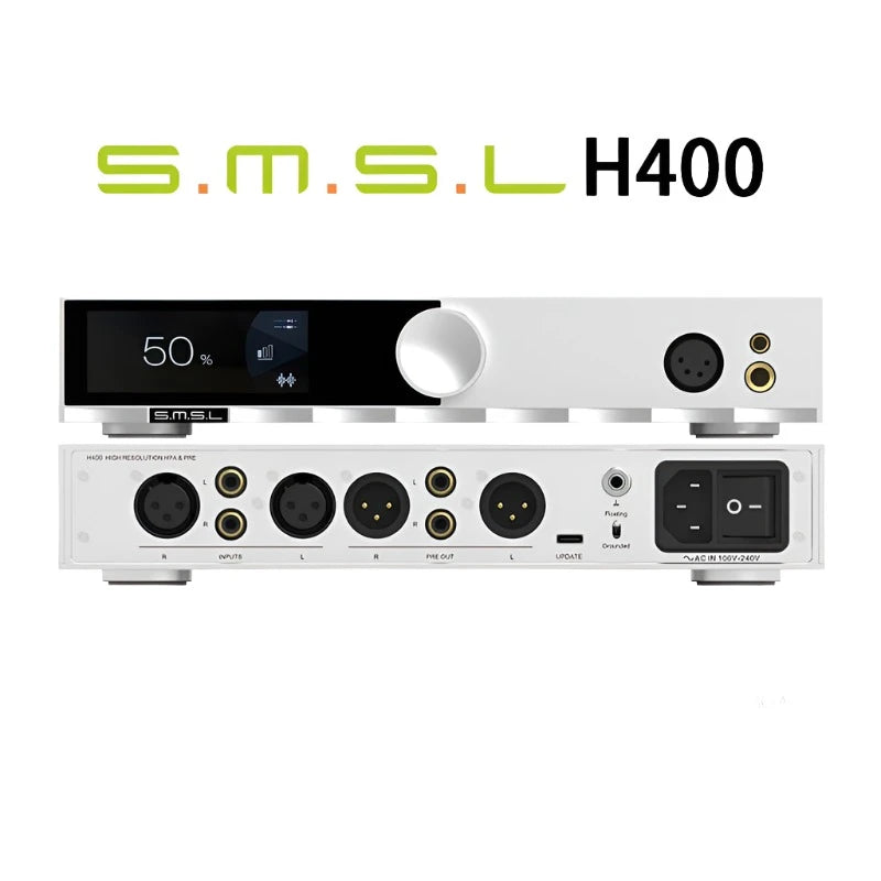 SMSL H400 Hi-Res Headphone Amplifier 1000mW/300Ω,550mW/600Ω Earphone AMP