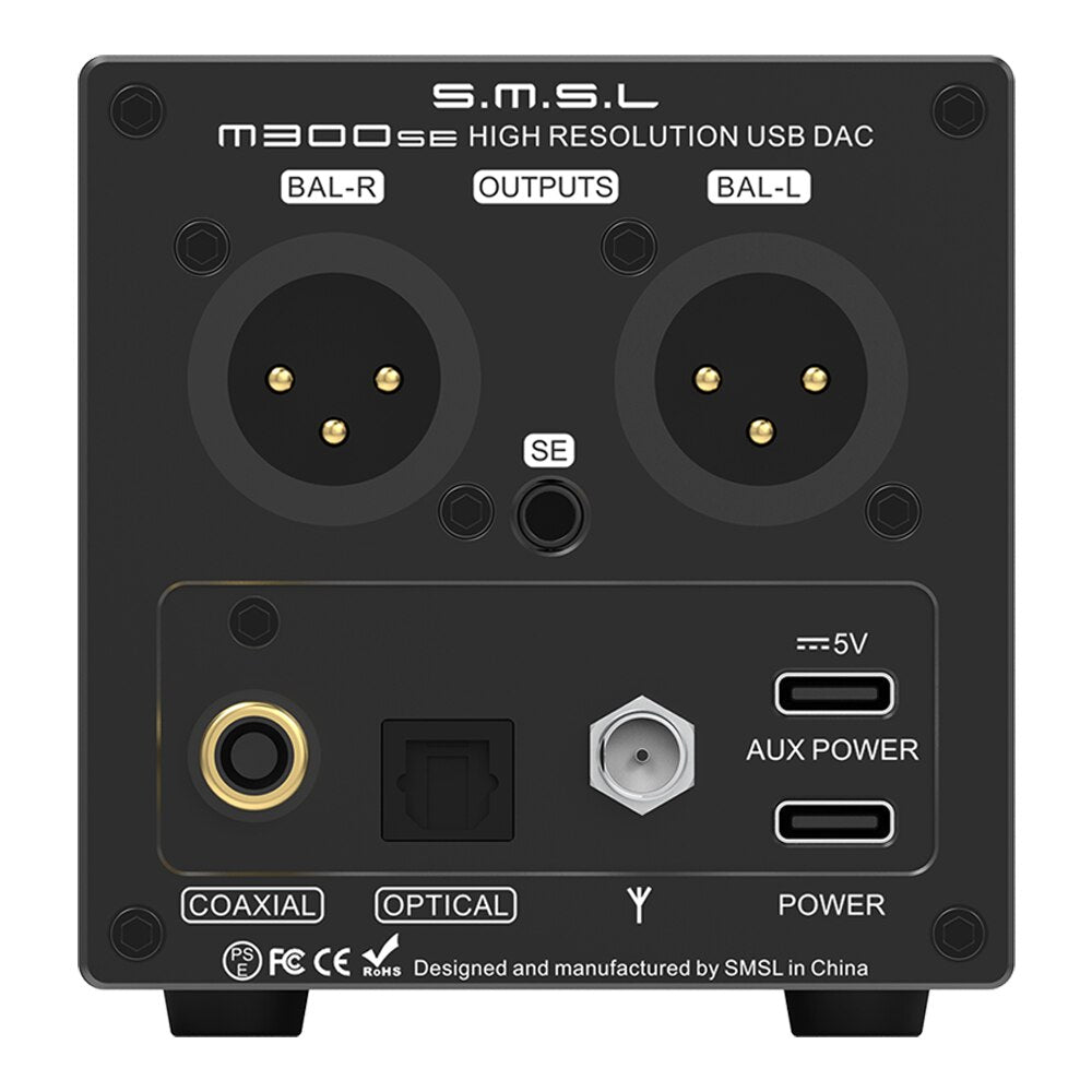 SMSL Upgraded M300SE MQA Audio DAC CS43131*2 with 6.35/4.4mm Headphone AMP