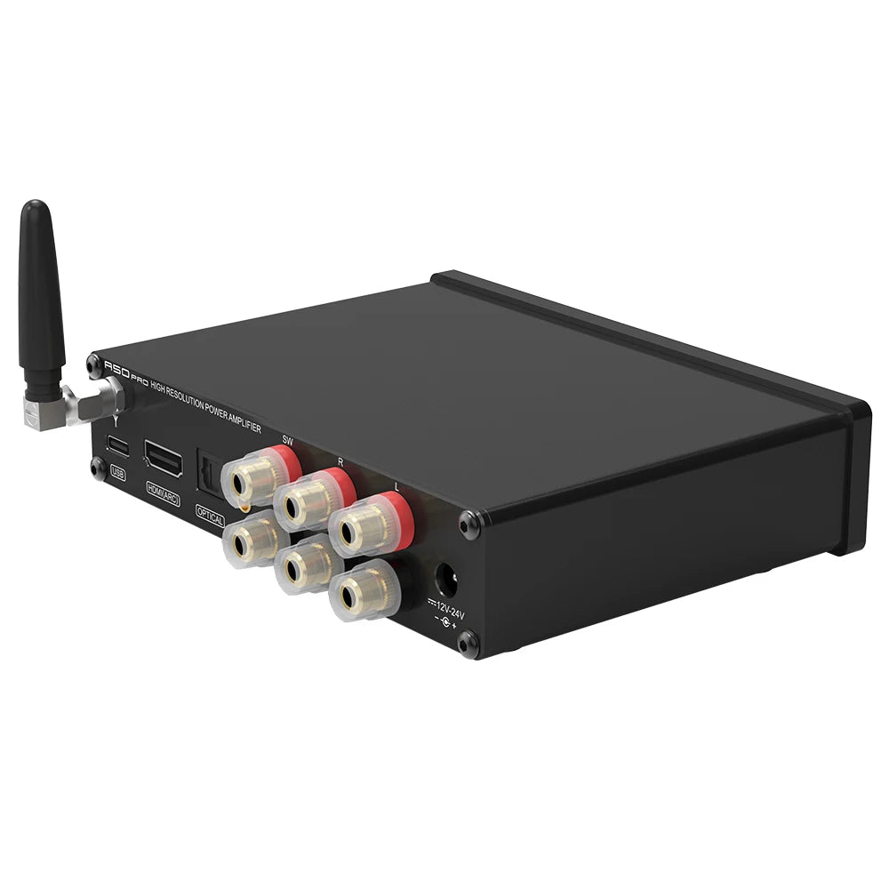 SMSL A50 PRO 2.1 Channel MA12070P*2 BT5.0 HDMI ARC Power Amplifier