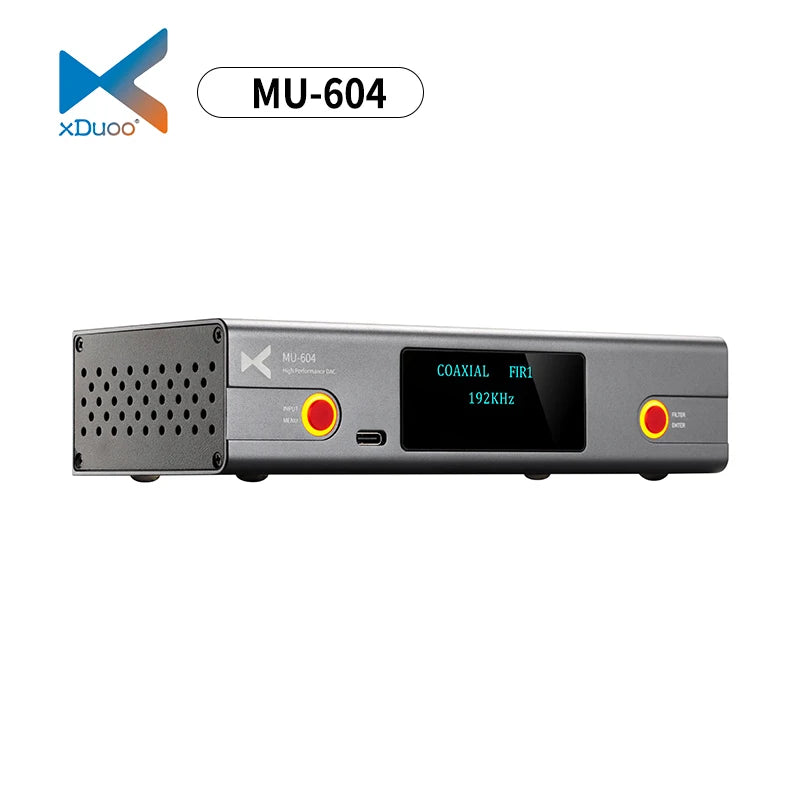 XDUOO MU-604 Decoder 2*ES9018K2M DAC Chip Two USB Audio DAC