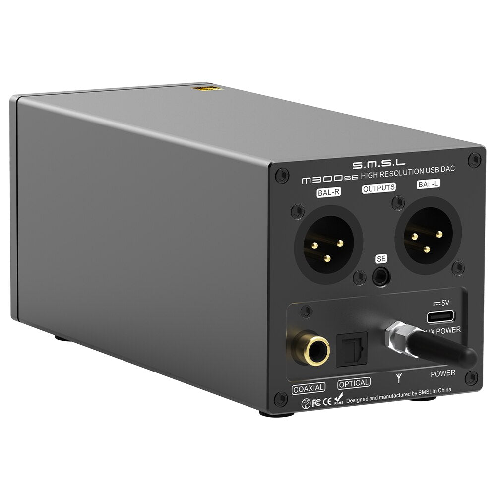 SMSL M300SE MQA Audio DAC CS43131*2 with 6.35/4.4mm Headphone AMP - Hifi-express