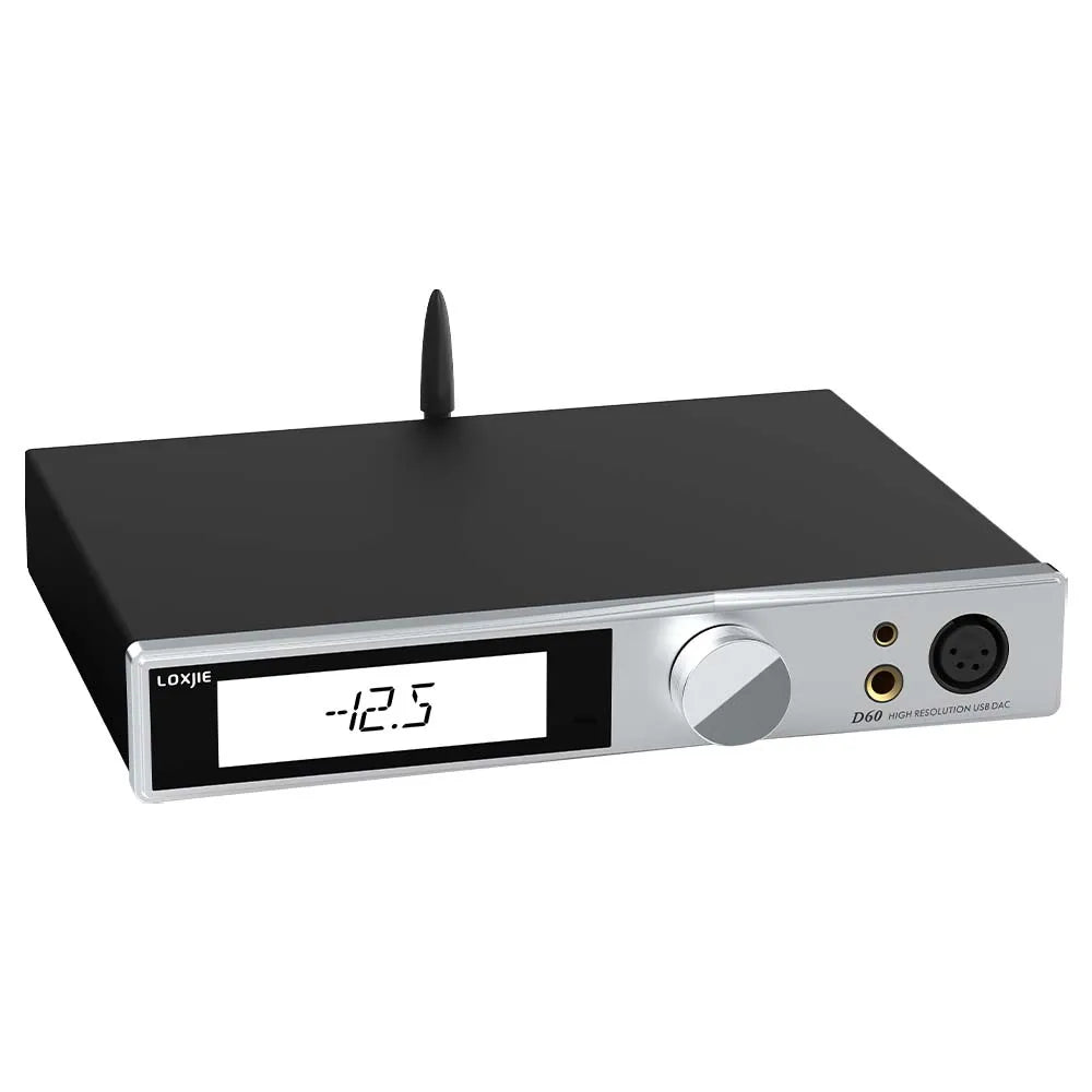 LOXJIE D60 Audio DAC & HP Amplifier ES9039MSPRO XU 316 DSD512 Bluetooth 5.1