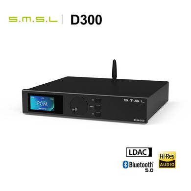 SMSL D300 Decoder DAC ROHM BD34301EKV Bluetooth 5.0 - Hifi-express