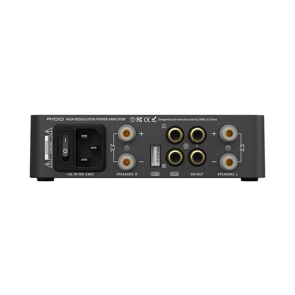 SMSL A100 Stereo Digital Power Amplifier 80w*2 Class D MA12070