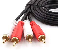 Load image into Gallery viewer, Choseal Q401 2-Male to 2-Male RCA Audio Cable - 1m - Hifi-express
