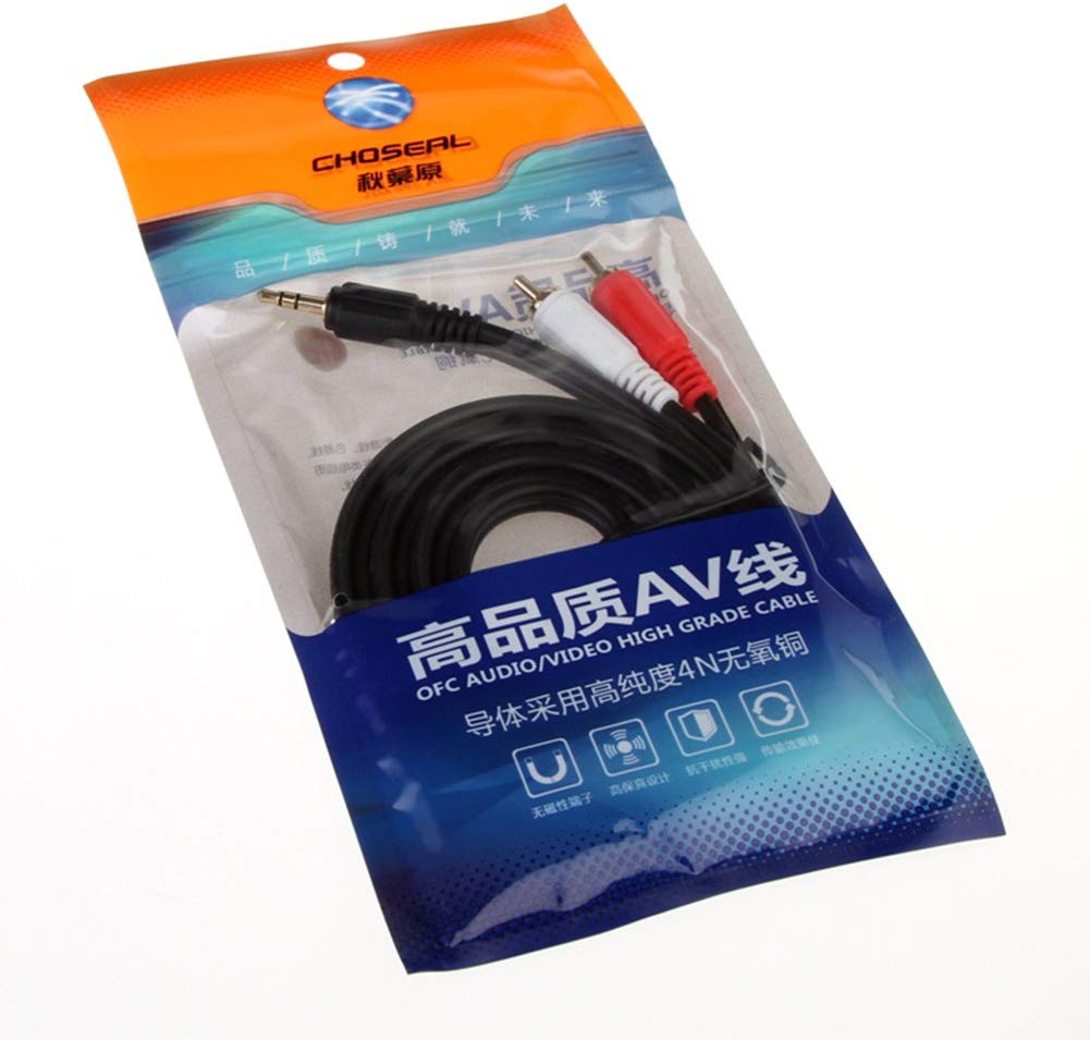 Choseal Q304 3.5mm to AV RCA Audio OFC Cable - Hifi-express