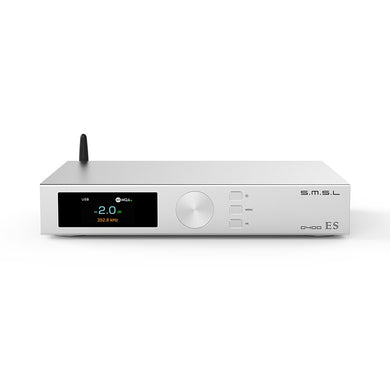 SMSL D400ES Audio DAC MQA MQA-CD Hires ES9039MSPRO 11OPA1612A XU316 DSD512 Bluetooth AES I2S 32bit/768kHz With Remote Control - Hifi-express
