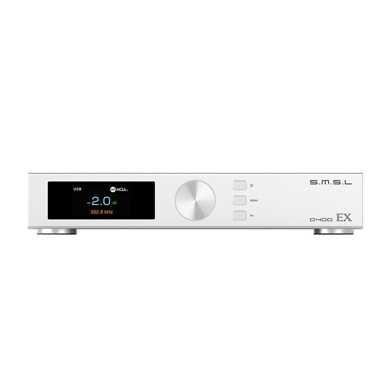 SMSL D400EX AUDIO DAC 1*AK4191 2*AK4499EX OPA1612A LME49720 XU316 MQA-CD DSD512 - Hifi-express