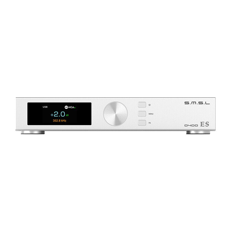 SMSL D400ES Audio DAC MQA MQA-CD Hires ES9039MSPRO 11OPA1612A XU316 DSD512 Bluetooth AES I2S 32bit/768kHz With Remote Control - Hifi-express