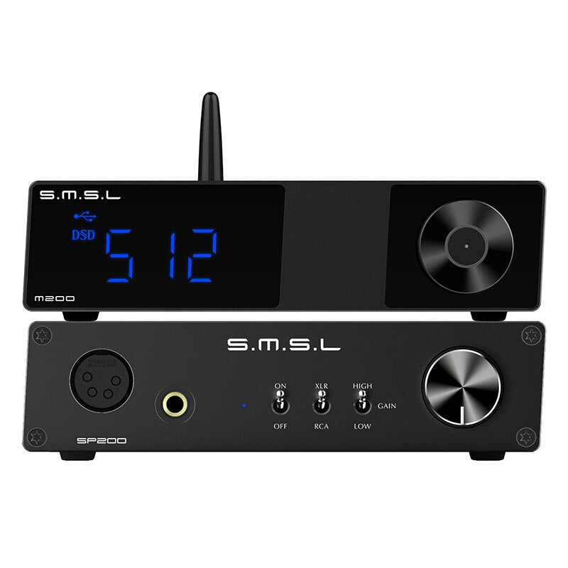 SMSL M200 High-res Bluetooth 5.0 audio DAC AK4497EQ support LDAC 32-bit 768 KHz DSD512 - Hifi-express