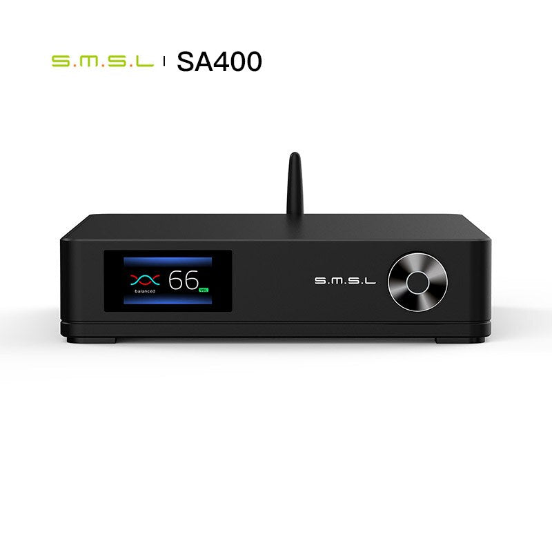 SMSL SA400 High-Res Power Amplifier NJW1195 BASS preamp - Hifi-express