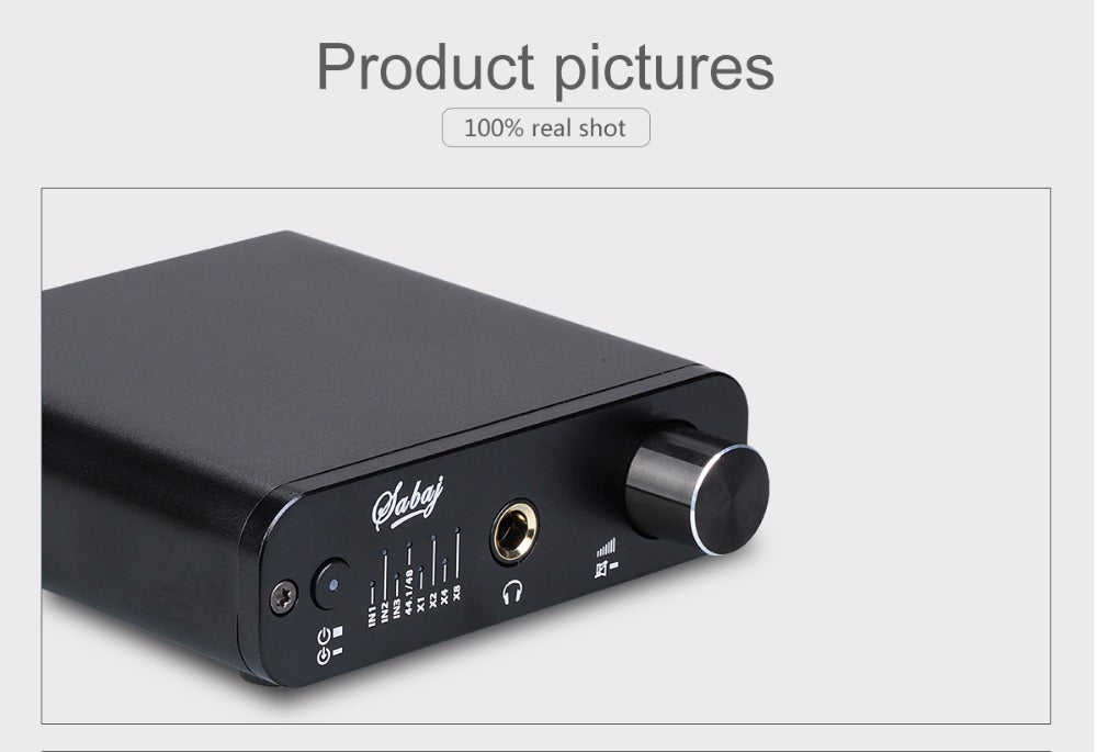 Sabaj D3 Audio DAC and Headphone Amplifier with 3.5mm Jack - Hifi-express