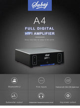 Load image into Gallery viewer, Sabaj A4 HIFI Audio Stereo Bluetooth Digital Amplifier 80Wx2 - Hifi-express
