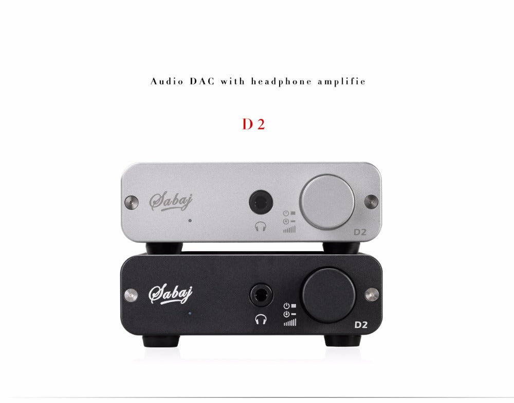 Sabaj D2 Portable Audio DAC Headphone Amp with 3.5mm Jack